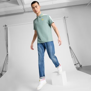 Polo Scuderia Ferrari Race MT7 Homme, Green Moon, extralarge